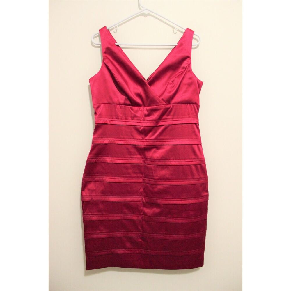 American Living Dress Pink Sleeveless V Neck Dress Size 12 PRE-OWNED